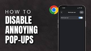 How To Block Pop-Ups In Chrome Android 2026 | Stop Ads & Redirects (Easy Fix)