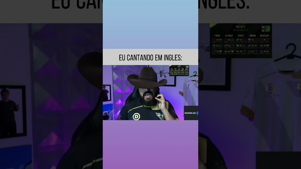 BT CANTANDO EM INGLÊS