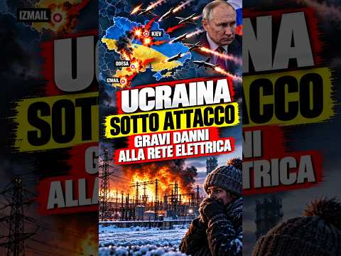 Video 190 Droni e Missili Balistici sulla Rete Elettrica UCRAINA