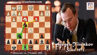 Greatest Chess Positional Play! Razuvaev vs. Tiviakov Rostov-on-Don 1993