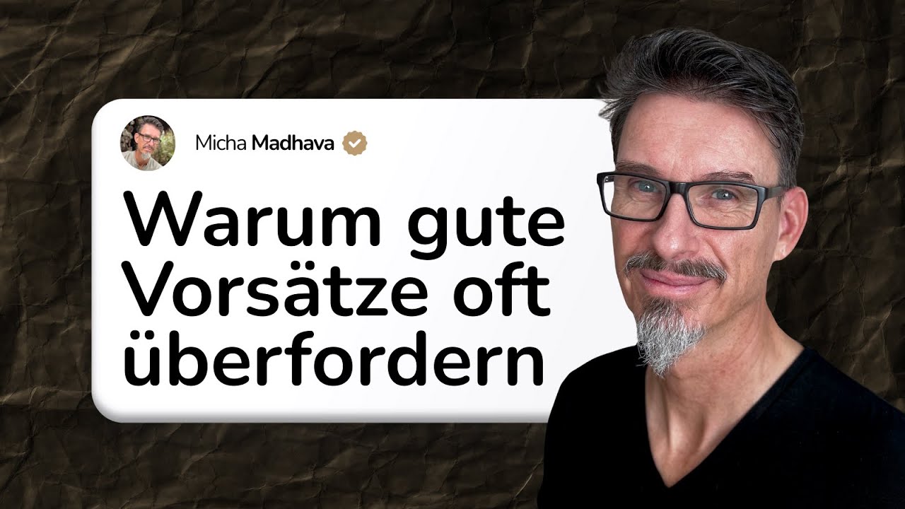 Warum wir uns mit guten Vorsätzen oft selbst überfordern.