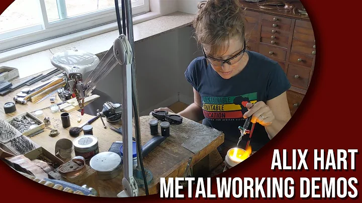 Metalsmithing Demonstrations with Alexandra Hart
