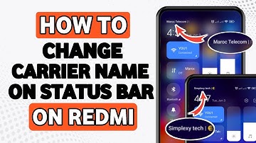 How to Change Carrier Name on Status Bar in Redmi