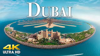 FLYING OVER DUBAI (4K UHD) - Amazing Beautiful Nature Scenery with Relaxing Music for Stress Relief