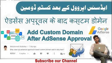 Custom Domain After Adsense Approval || After Adsense Approval || Custom Domain for Blogger