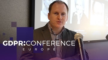 GDPR Conference Europe - Dave Horton of OneTrust