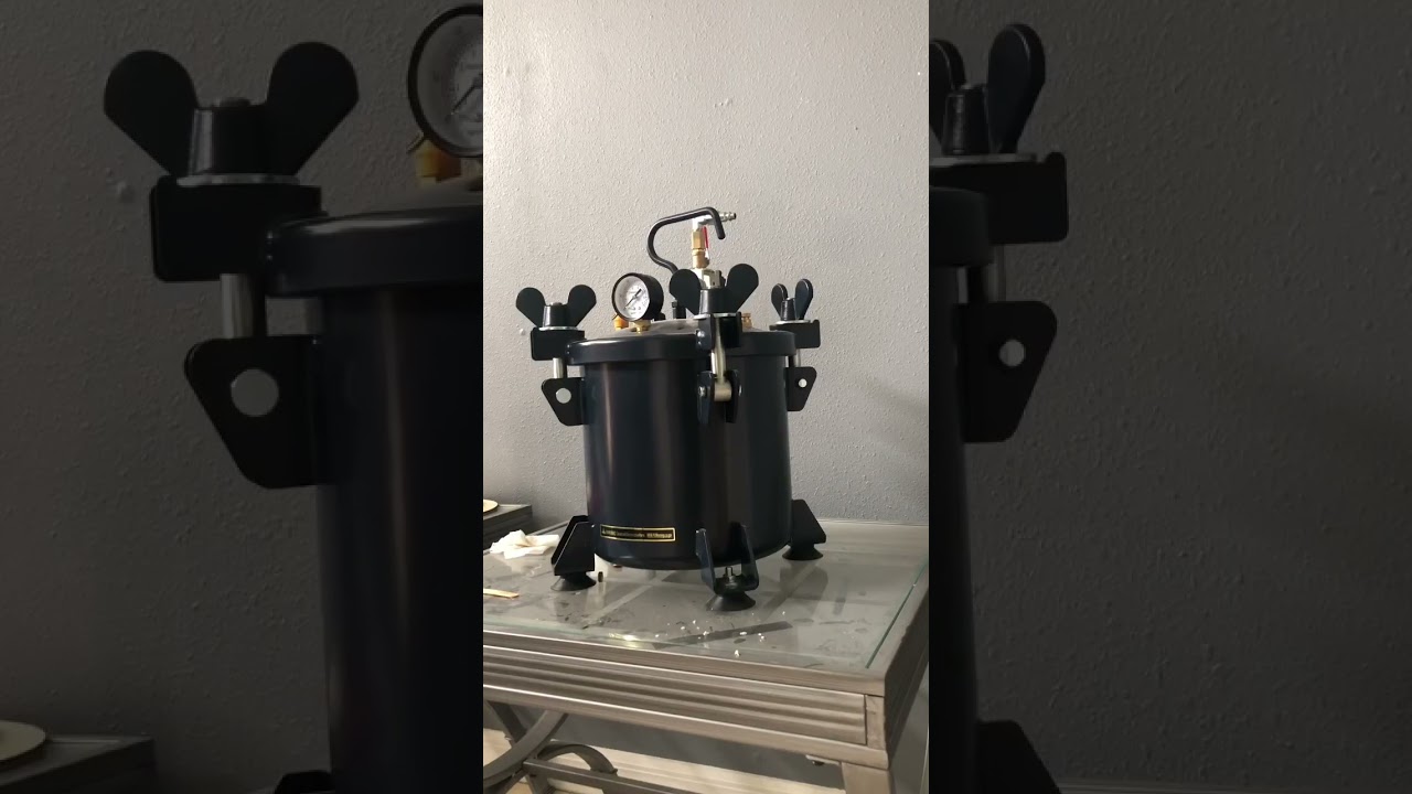 Only use this pressure pot for resin  You are welcome!