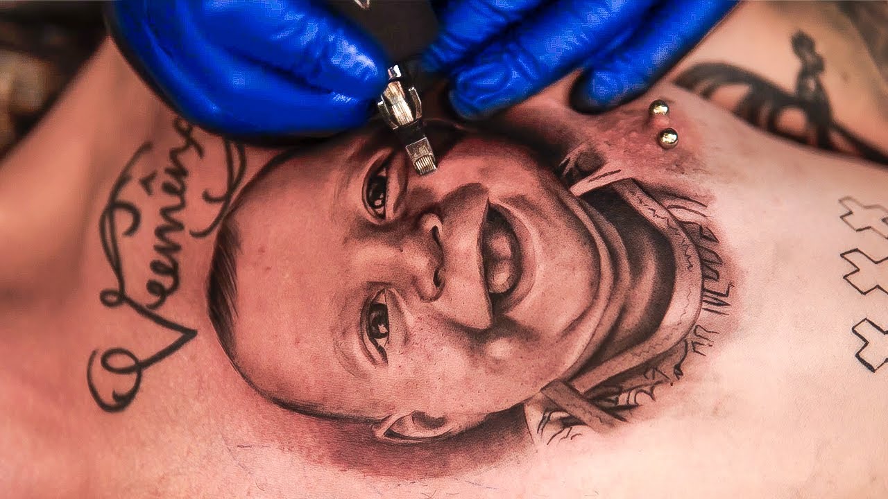 TATUAGEM DE RETRATO DE CRIANÇA - PORTRAIT - CHICO MORBENE