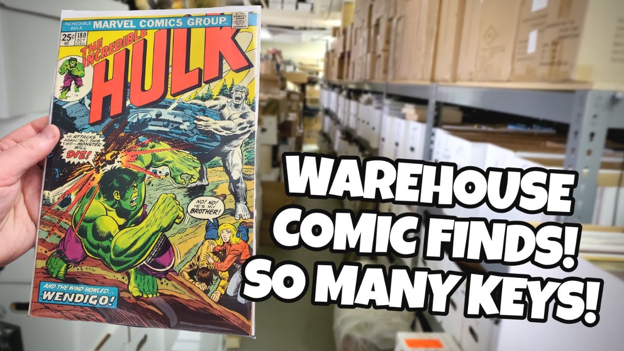 Warehouse Comic Finds... So Many Keys!