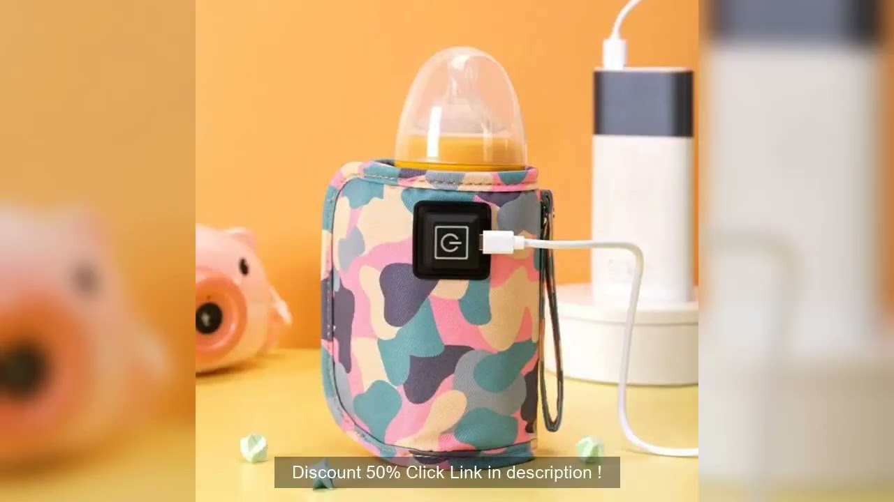 USB Milk Water Warmer Travel Stroller Insulated Bag Baby Nursing Bottle Heater Safe Kids Supplies fo