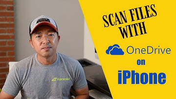 How to scan documents using OneDrive on iPhone