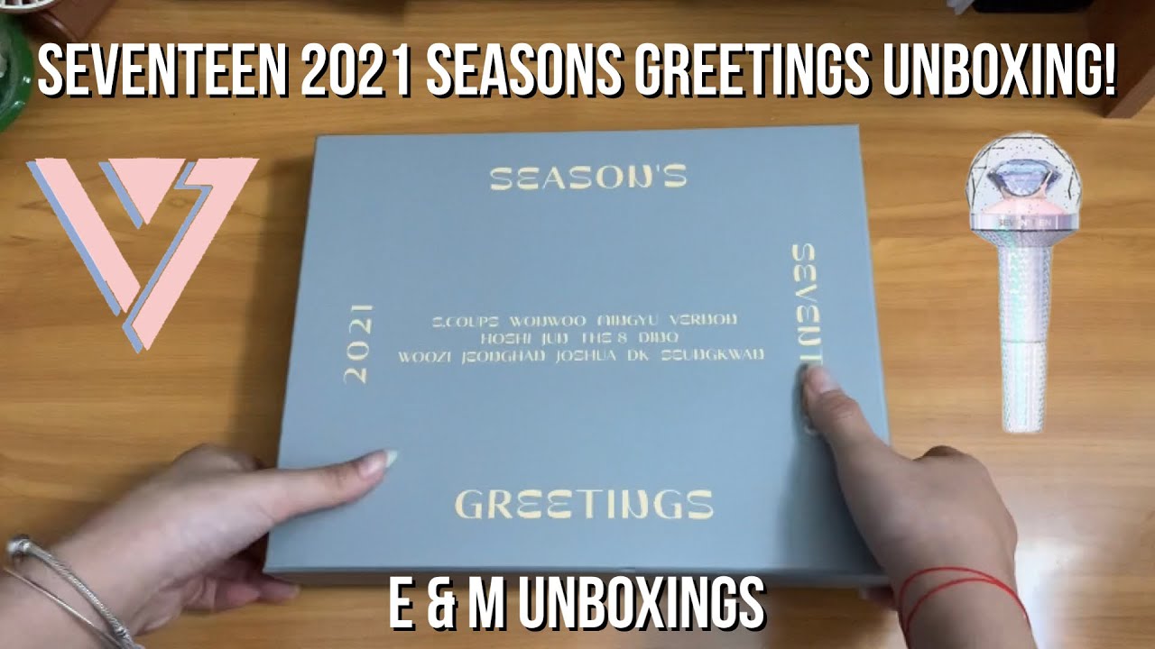 Seventeen 2021 Seasons Greetings Unboxing - YouTube