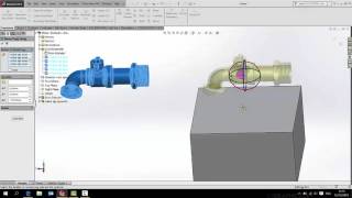 SolidWorks - Fill tap with Water