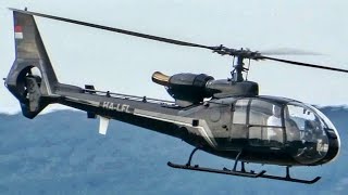 Aerospatiale SA341 Gazelle Helicopter - Budaörs Airshow 2018