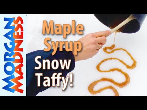 Maple Syrup Snow Taffy