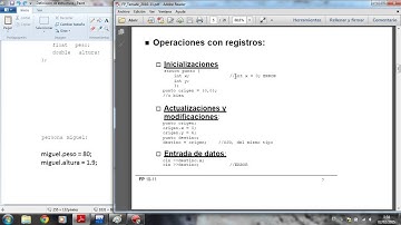 Fundamentos de Programación (UHU). Estructuras definición