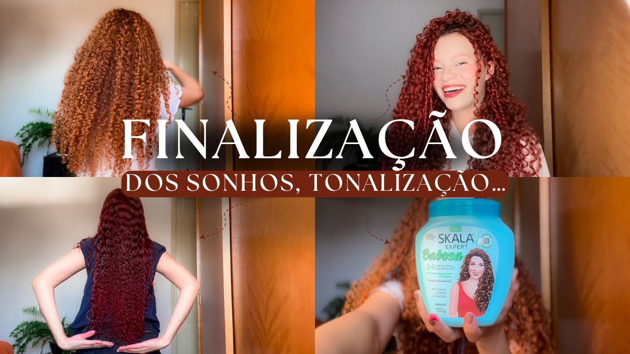 Finalizei COM SKALA e aproveitei para tonalizar o ruivo!