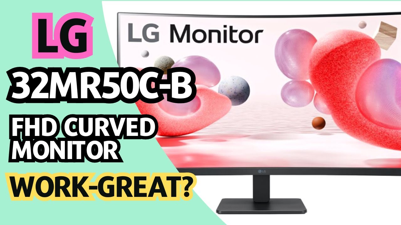 LG 32 FHD Curved 100Hz Monitor with FreeSync - 32MR50CS