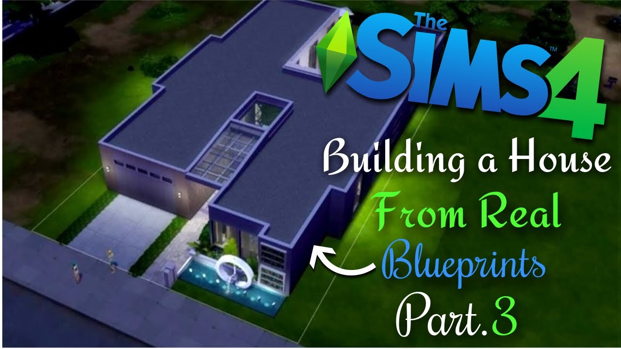 The Sims 4 | Building from real blueprints Part 3 speed build