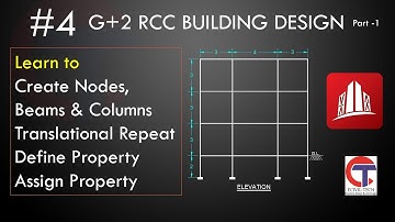 Design of G+2 RCC building on Staad pro connect series - Part 1 Modeling |eciviltech