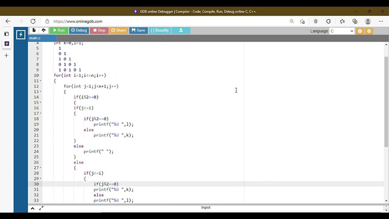 Pattern Printing using Loop and Recursion - YouTube