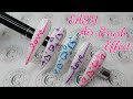 90's inspired Airbrush Nails | Trending nails | Valentines 2021