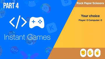 Make a Rock Paper Scissors game - [optional]Facebook Instant Game Development Tutorial Part 3