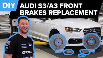 Audi S3 Front Brake Pad & Rotor Replacement DIY (2015-2020 Audi MQB A3, S3, TT)