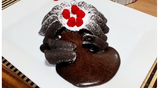 مولتن كيك وسر إنهيار بركان من الكيك والشيكولاته. لافاكيك بخطوات مظبوطهchocolate lava cake