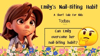 Emily's Nail-Biting Habit | Short Stories for Kids in English #kidsstories #shortstory