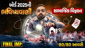 Std 10 SS Board Exam Paper ભવિષ્યવાણી | Social Science Board Exam IMP | March 2025 Full Paper Imp