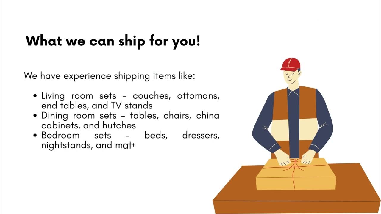 Shipping furniture cost | Ship Smart Inc. - YouTube