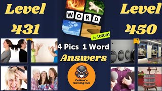 4 Pics 1 Word  Level 431-450  All  Answers/ Gameplay  (iOS - Android ) screenshot 5