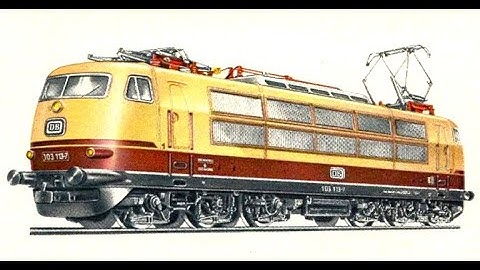 Märklin DB BR 103 "TEE" Express Train on C-Track Layout