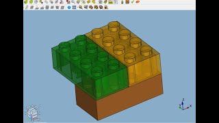 FreeCAD Часть 97. Пример создания модели. LEGO