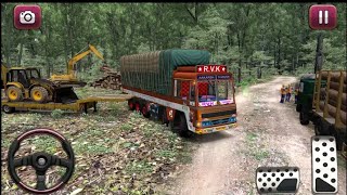 سائق شاحنة Euro في لعبة البضائع ، وشاحنة نقل البضائع لكسب مكافآت في لعبة الشاحنة على الطرق الوعرة screenshot 3