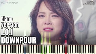 [Piano Ver.] I.O.I - Downpour ● Emotional Song Ever