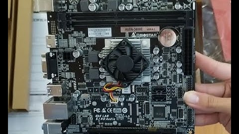 Распаковка "Материнская плата Biostar A68N-5600E (AMD PRO A4-3350B, Carrizo-L, PCI-Ex16)" из Rozetka
