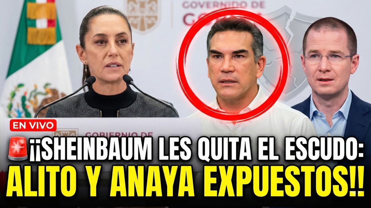 🚨ÚLTIMA HORA! Sheinbaum elimina Fuero Alito y Anaya en peligro