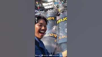 Ketika Lagi Demo Tapi yang Jaga Keamanan Teman Sendiri, Malah Diajak Mabar Freefire