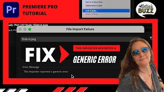 How to FIX the Importer Reported a GENERIC ERROR in Premiere Pro