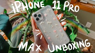 IPHONE 11 PRO MAX UNBOXING & SETUP + CAMERA TEST! *satisfying* screenshot 5