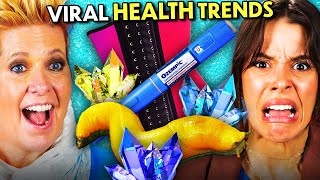 Women React To Viral Health Trends (Ozempic, Slugging, Waist Trainer) | REACT