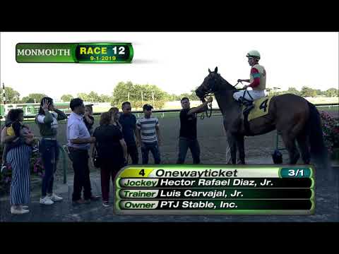 video thumbnail for MONMOUTH PARK 9-1-19 RACE 12
