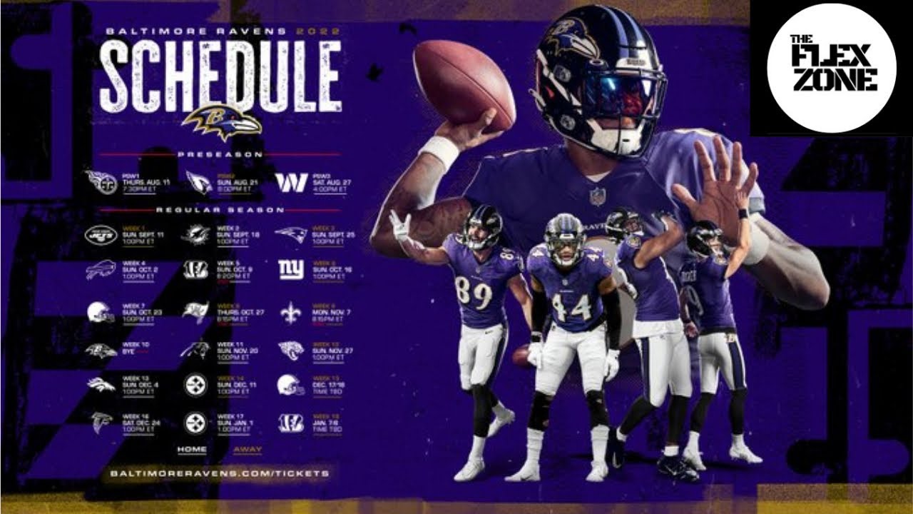 Baltimore Ravens 20222023 NFL Schedule, Opponents & Win Loss