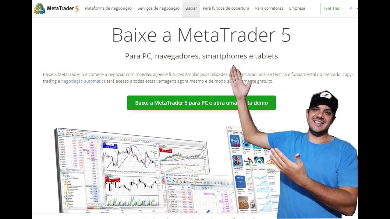 TUTORIAL - BAIXAR, INSTALAR E CONFIGURAR O MT5 - YouTube