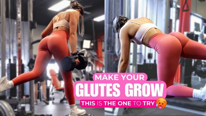 BEST DUMBBELL GLUTE WORKOUT  How To Grow Your Glutes With Minimal