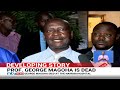 Former Education CS, George Magoha passes away at the age of 71