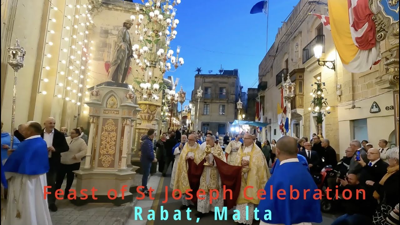 Rabat, Malta: Feast of St Joseph Celebration