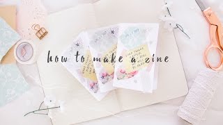 how to make a zine